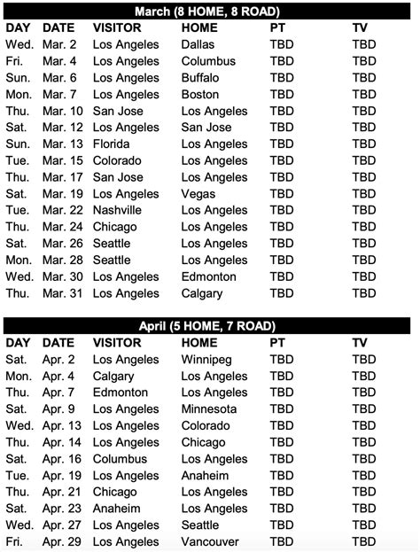 Announcing the 2021-22 LA Kings Schedule! - LA Kings Insider