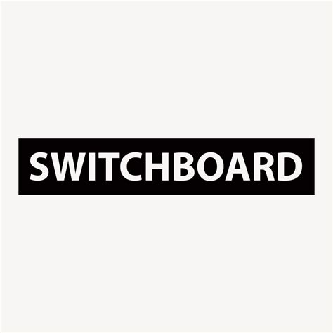 SWITCHBOARD SIGN - Shop Online - Statutory Signs – Get signs