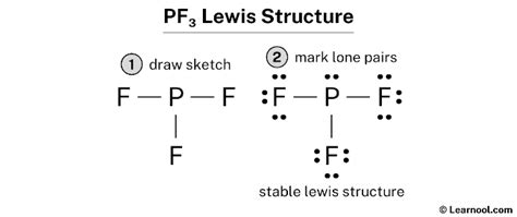 PF3 Lewis structure - Learnool