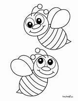 Printable Bee Coloring Pages – 30 Cute Sheets  Easy Peasy And Fun sketch template