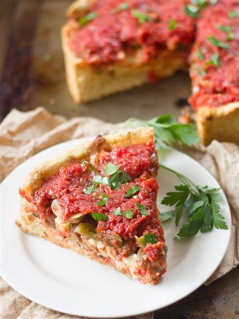 Loaded Vegan Deep Dish Pizza - Connoisseurus Veg