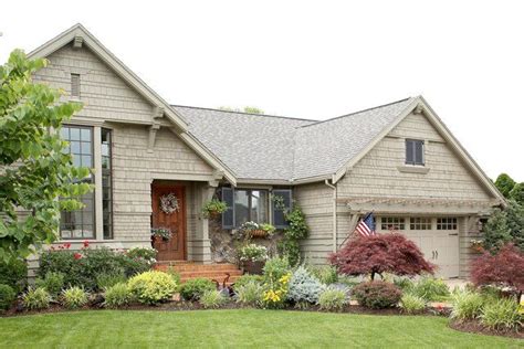 22 Ideas for Ranch-Style Home Exteriors | Home landscaping, Landscape ...