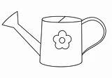 Watering Can coloring Page  Coloring sketch template
