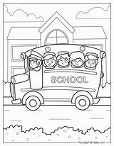 Coloring Pages Wheels On The Bus sketch template