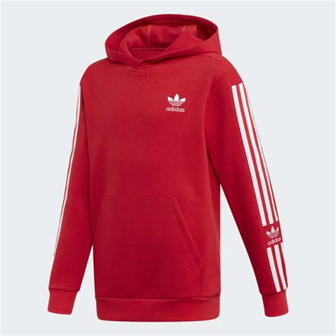 adidas New Icon Hoodie - Red | adidas US