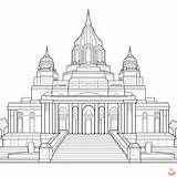 Printable Temple Coloring Pages Free For Kids And Adults sketch template