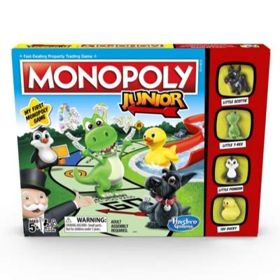 Monopoly Junior Game Rules and Instructions - Hasbro