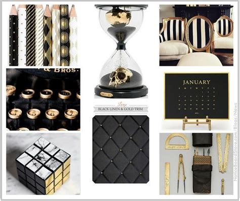 Gold Office Accessories / Lovely Black Gold Desk Accessories Gold Desk ...