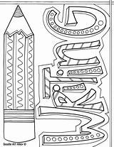 Doodle Writing Notebook Cover Page Printable Sketch Coloring sketch template