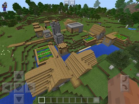 Minecraft Pocket Edition/Bedrock Village at Spawn Seed!