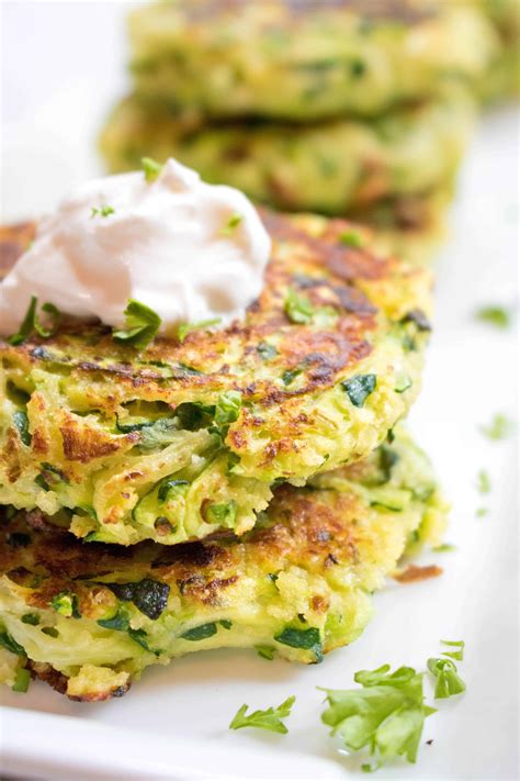 Panko Parmesan Zucchini Fritters - Served From Scratch