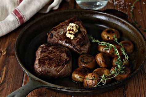 Steak with Herb Sautéed Mushrooms | Mushroom Recipes