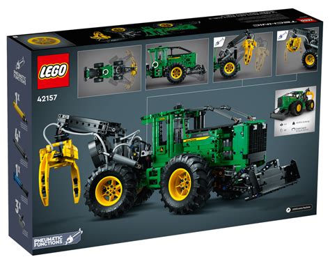 LEGO Set 42157-1 John Deere 948L-II Skidder (2023 Technic) | Rebrickable - Build with LEGO