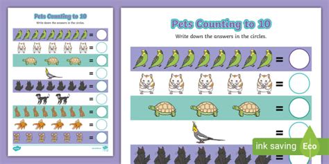 1-10 Counting Worksheet | Teach Starter - Worksheets Library