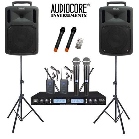 Jual Paket Sound System Portable Wireless Audiocore Harga Murah | Primanada