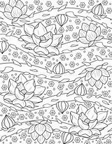 Floral Pattern Coloring Page For Adult Stock Illustration  sketch template