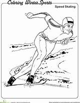 Speed Skating  Worksheet Educationcom sketch template