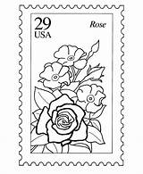 Stamp Coloring Pages sketch template
