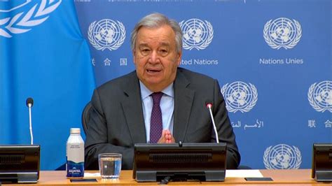 António Guterres: United Nations chief calls for immediate global action to avert climate ...