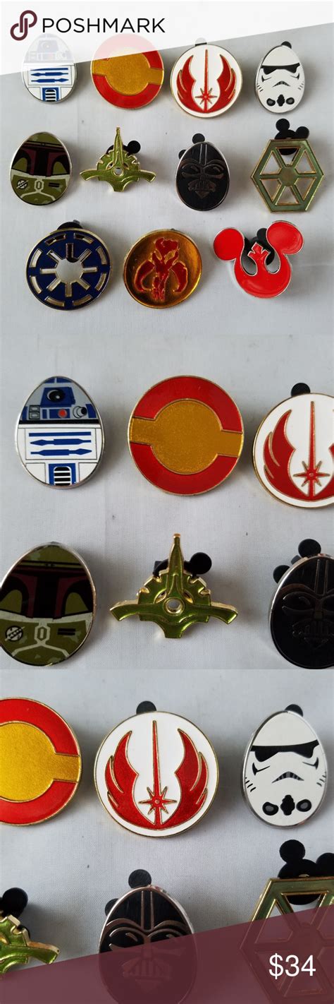 Disney Trading Pins Star Wars Official Lot of 11 Disney trading pins ...