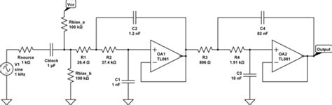 Electronic – Anti aliasing filter + DC offset – Valuable Tech Notes