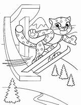 Winter Sports Coloring Pages To Print  Free Printable sketch template