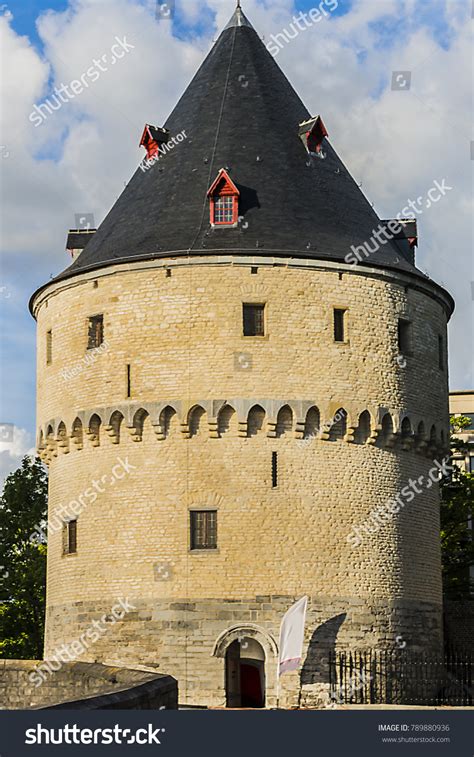 Broel Towers Broeltorens Monument Landmark Kortrijk Stock Photo ...