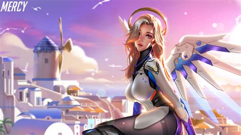 Mercy Overwatch 2 Art - 3840x2160 Wallpaper - teahub.io