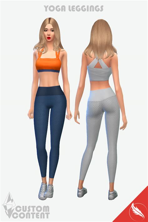 The Sims 4 Custom Content - Yoga Leggings