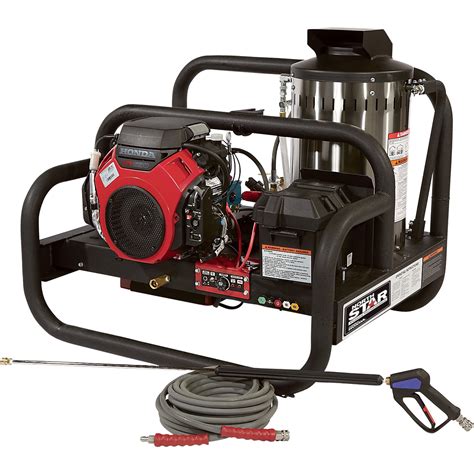 FREE SHIPPING — NorthStar Gas Hot Water Commercial Pressure Washer Skid — 4,000 PSI, 4.0 GPM ...