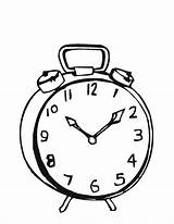 Clock Coloring Pages To Print  Free Printable sketch template