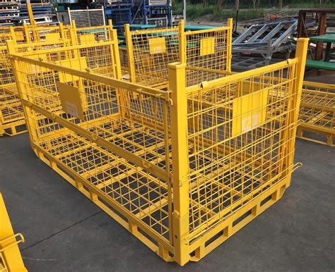 Wire Mesh Container Pallet Cages For Cargo and Storage – Professional ...