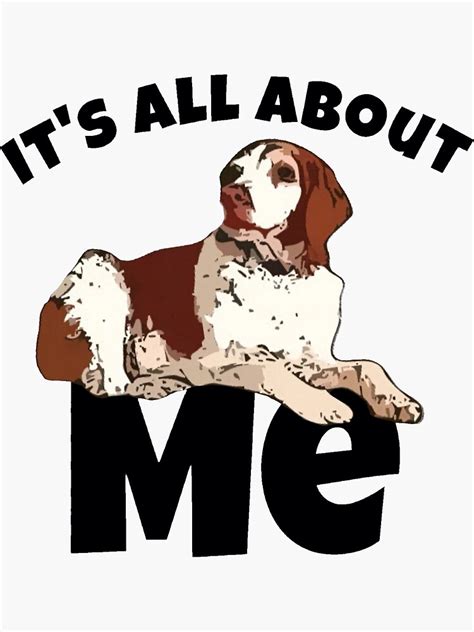 "It's all about ME" Sticker for Sale by Hvbc | Redbubble