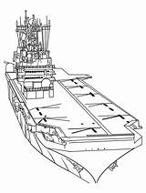 Aircraft Carrier coloring Pages sketch template