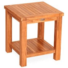 Teak Wood Tundra Square Side Table by Chic Teak only $219.63