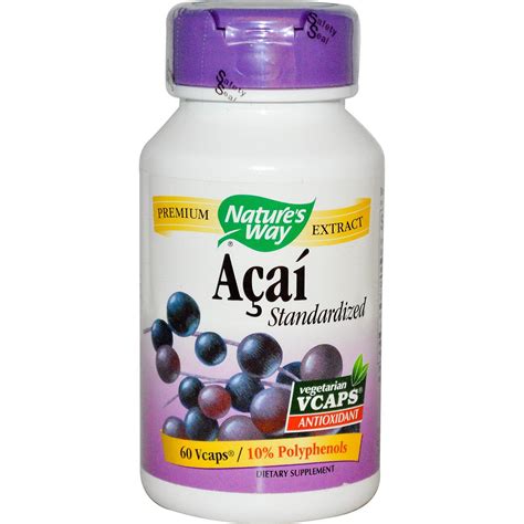 Acai Capsules | Acai Capsules Natures Way in 2021 | Acai, Acai antioxidant, Antioxidants