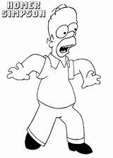Free Printable Homer Simpson coloring Page  Download Print Or Color sketch template