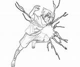 Sasuke Coloring Pages sketch template