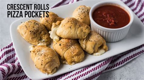 Crescent Rolls Pizza Pockets - YouTube