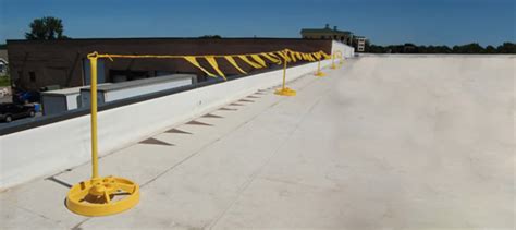 Permanent Non-penetrating Roof Warning Lines – CAI Safety Systems, Inc.