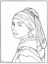 Self Portrait Coloring Page Pages sketch template