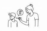 Stubborn Black Child sketch template