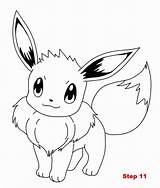 Eevee The Pokemon Coloring Page  Home sketch template