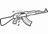 Machine Gun Coloring Pages sketch template