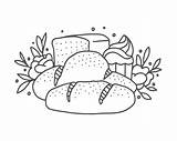Bun Coloring Page sketch template