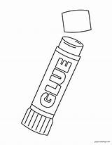 Glue stick Coloring Pages ᗎ Printable Painting Template sketch template