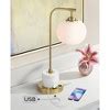 Possini Euro Design Barclay Modern Desk Lamp 23" High Warm Gold With ...