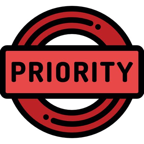 Free Icon | Priority