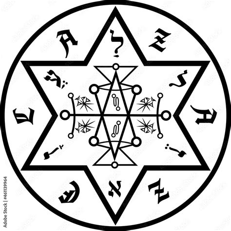 Grand Seal of Azazel Spiritual Demon Angel Zazel Witchcraft Symbol Sigil Scalable Occult ...