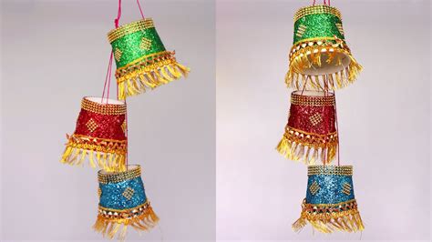DIY Paper Cup Lantern | Home decorations idea | Paper cup Decoration ideas |Paper craft | paper ...